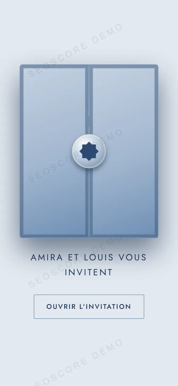 Ouverture du style Affaires : une carte à rabats sobre
